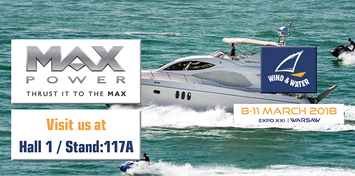 MAX POWER at Wind and Water Boat Show 2018