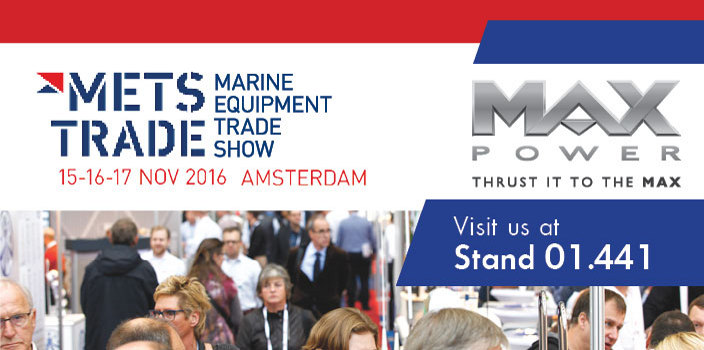 MAX POWER is attending the METSTRADE SHOW 2016
