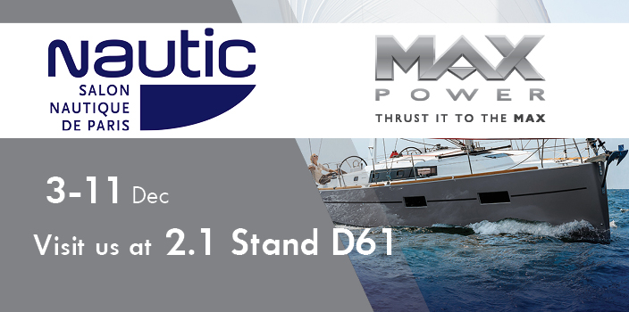 Max Power at the Salon Nautique de Paris 2016