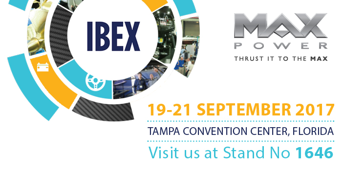 MAX POWER boat thrusters and accessories at IBEX 2017