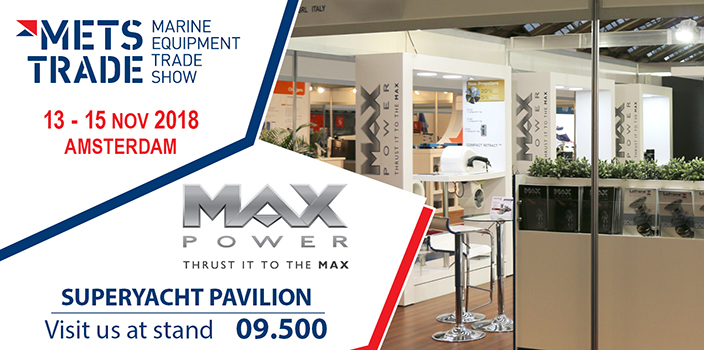MAX POWER at METS TRADE 2018 - SuperYacht Pavilion Image